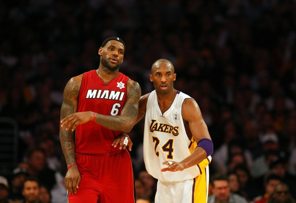 Lebron James y Kobe Bryant